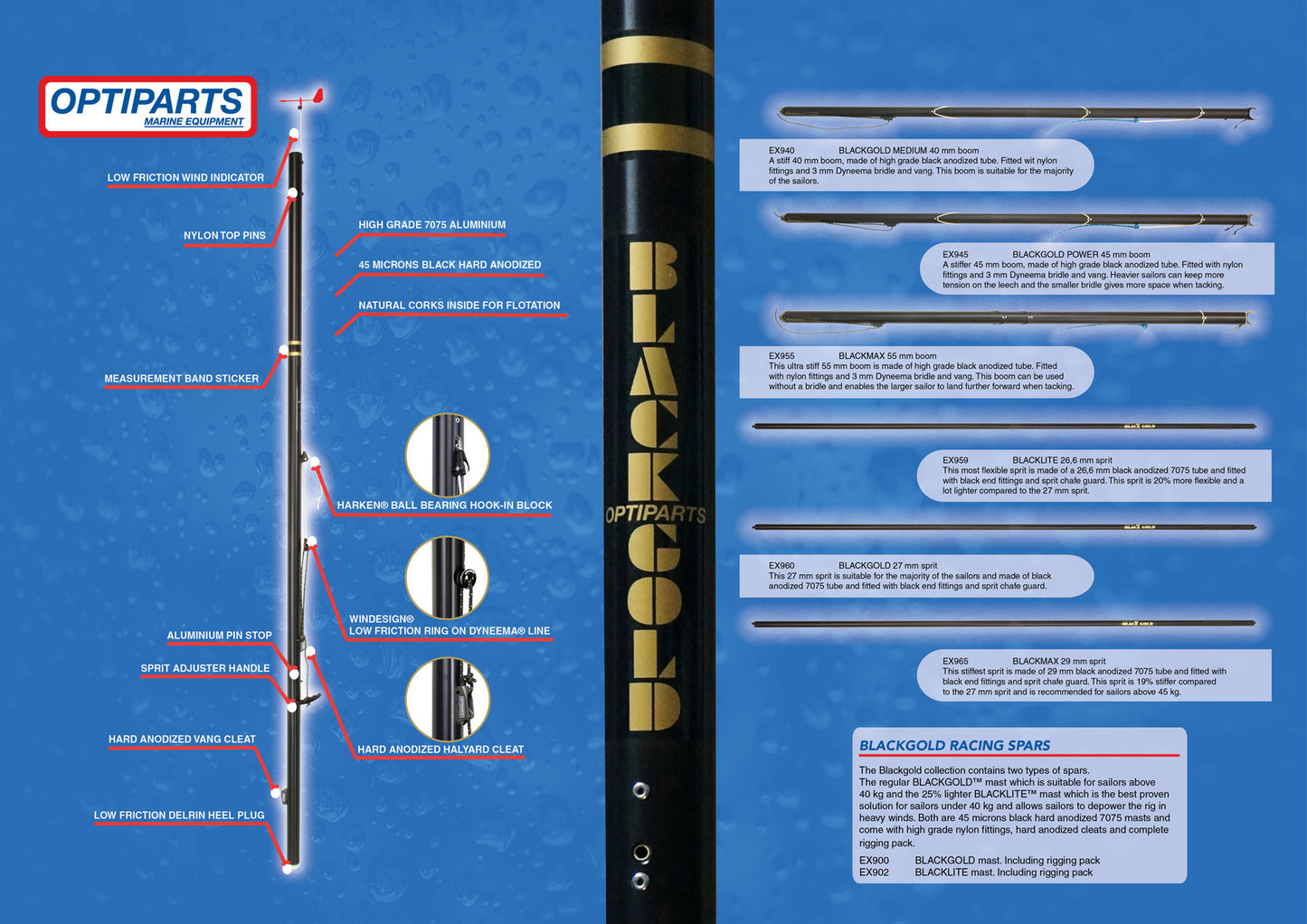 Optimist Blackgold POWER mast
