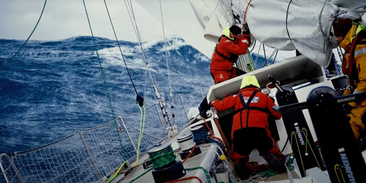 Sailing Lines on Racing sailboat