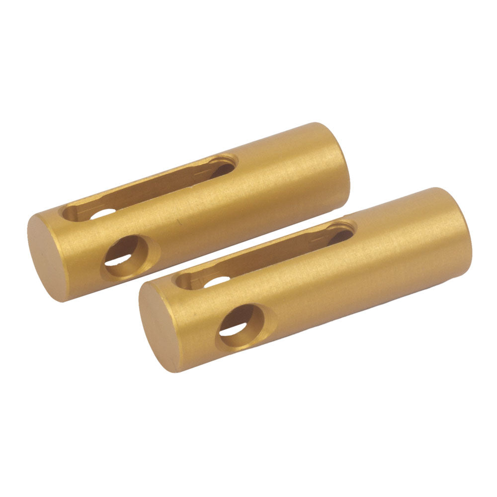 Optimist aluminium gold anodized top pins