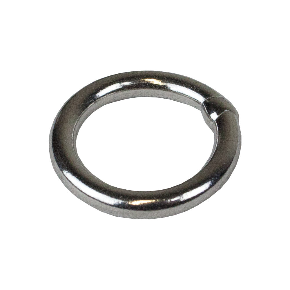 Stainless steel ring for Optimist mainsheet