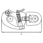 Dimensions of a-64000 snap shackle